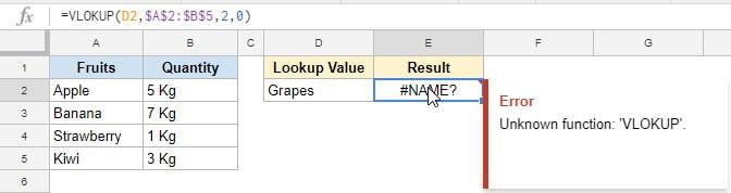 Hướng dẫn cách sử dụng hàm IFERROR trong Google Sheets